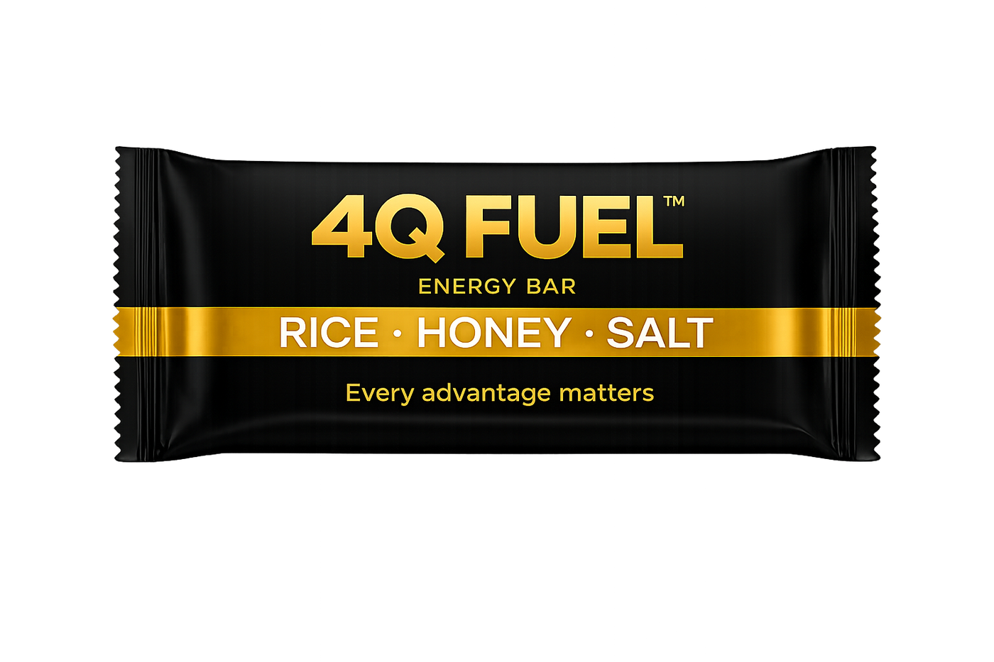 4Q Fuel bar in black and gold wrapper
